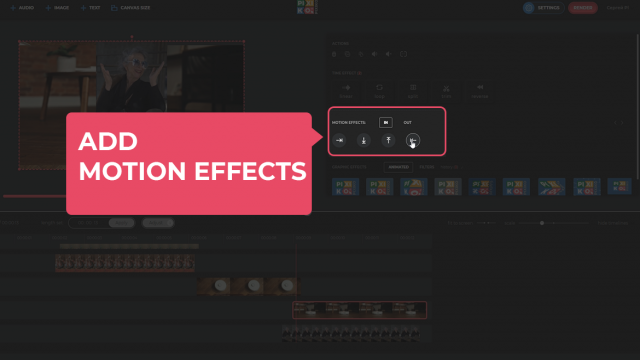 Add motion effects